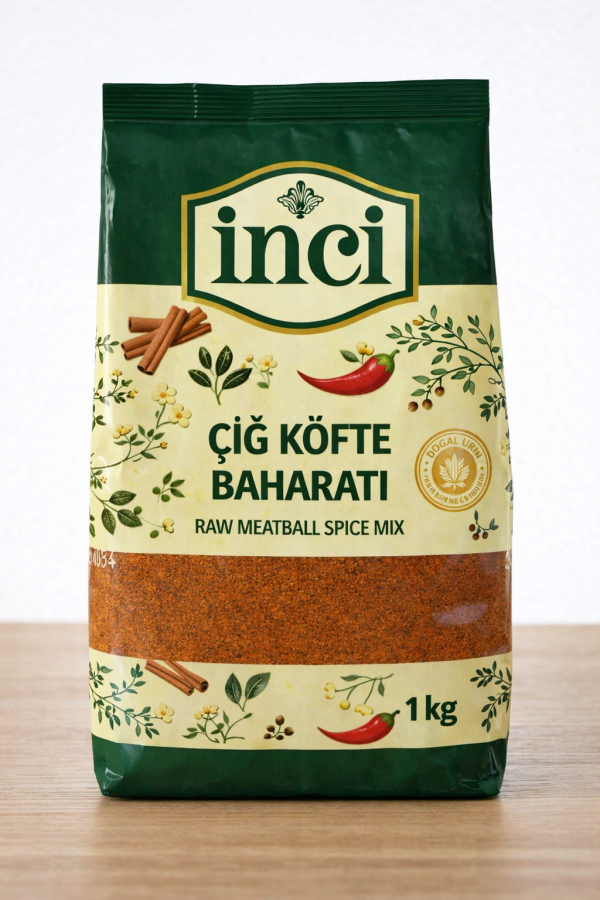 İnci Baharat - Çiğ Köfte Baharatı 1 Kg.