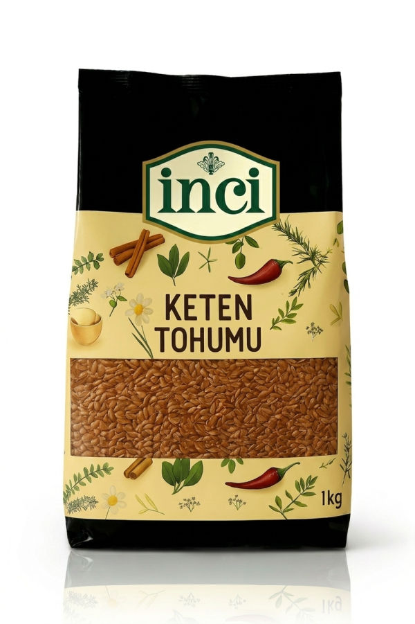İnci Baharat - Keten Tohumu 1 Kg.