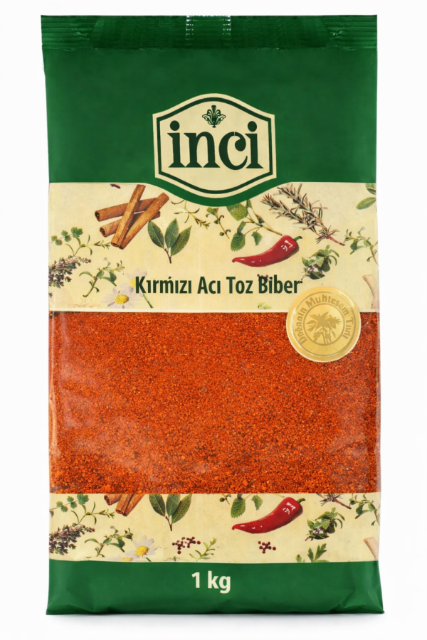 İnci Baharat - Kırmızı Acı Toz Biber 1 kg