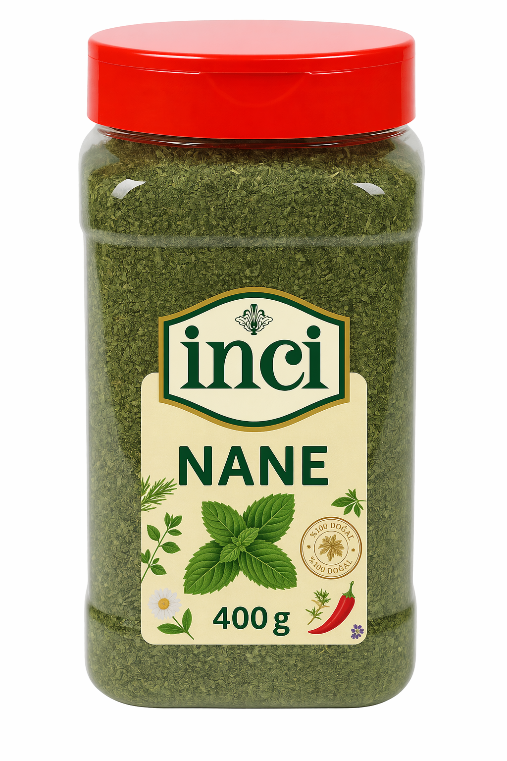 İnci Baharat - Nane 400 gr. Pet Ambalaj