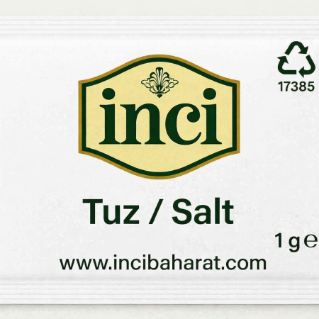 İNCİ BAHARAT - TEK KULLANIMLIK TUZ (1 GRAM - 3000 ADET)