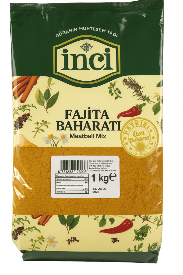 FAJİTA BAHARATI 1 kg.