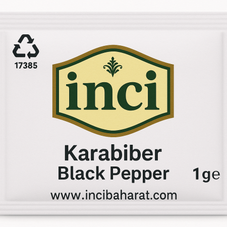 İNCİ BAHARAT - TEK KULLANIMLIK KARABİBER (1 GRAM - 3000 ADET)