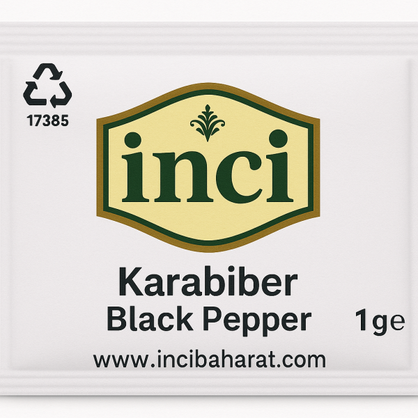 İNCİ BAHARAT - TEK KULLANIMLIK KARABİBER (1 GRAM - 3000 ADET)