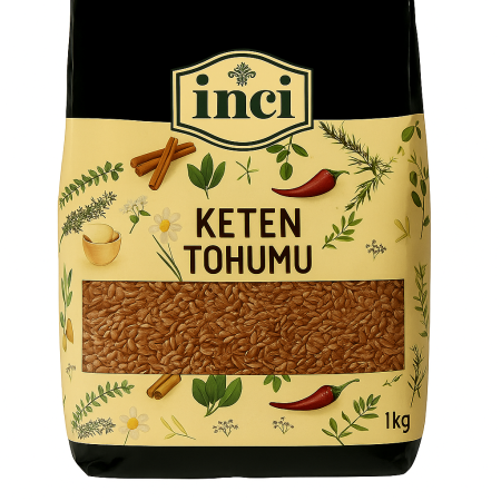 İnci Baharat - Keten Tohumu 1 Kg.