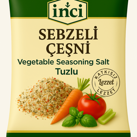 İnci Baharat - Sebzeli Çeşni Tuzlu 1 Kg.