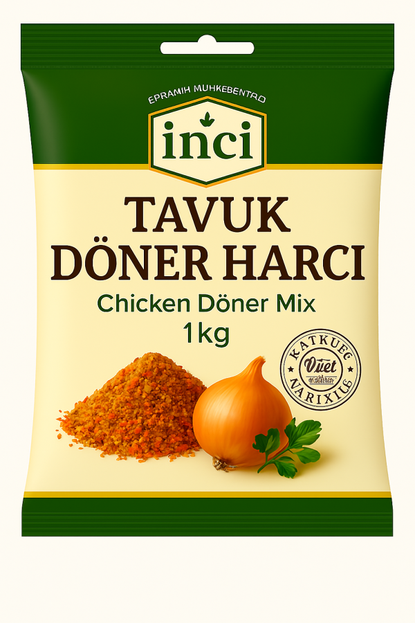 İnci Baharat - Tavuk Döner Harcı 1 Kg.