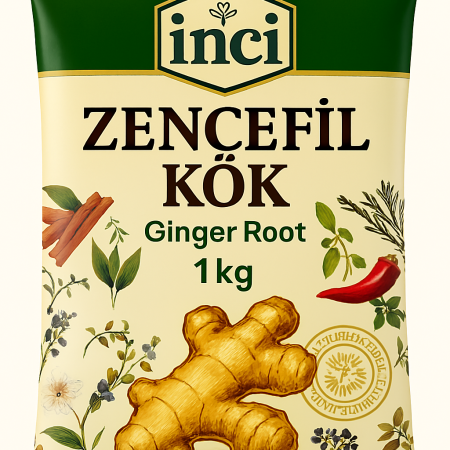 İnci Baharat - Zencefil Kök 1 Kg.