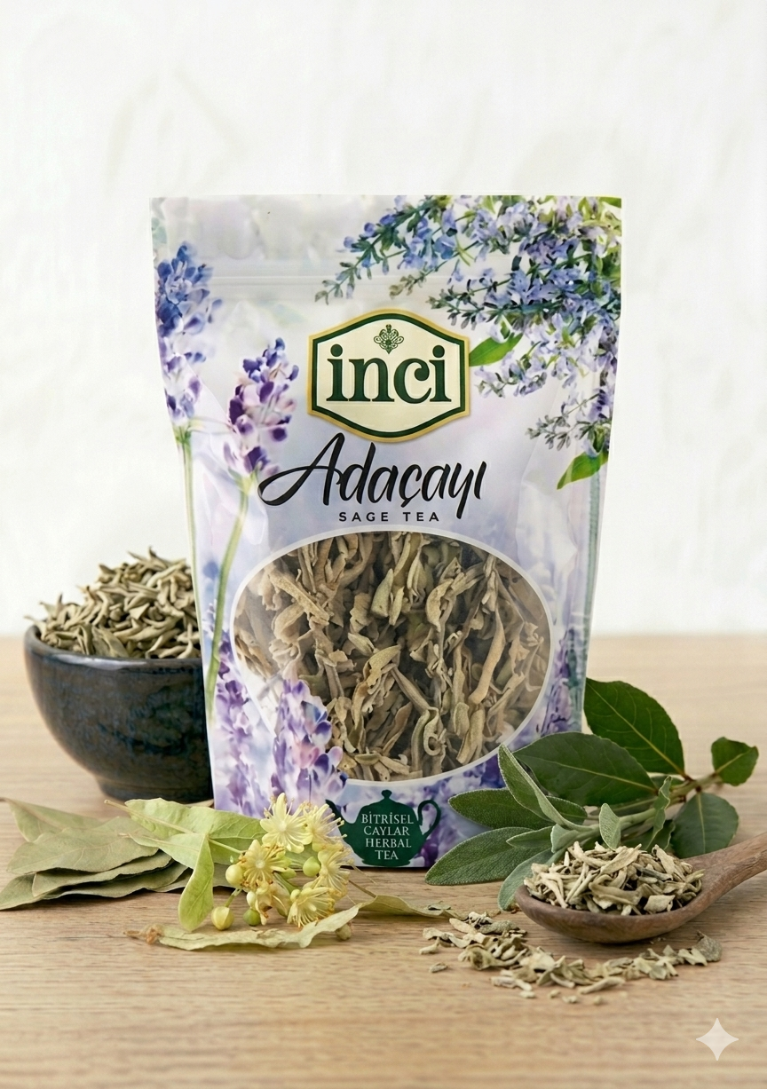 İnci Baharat - Ada Çayı 50 gr. (Doypack)