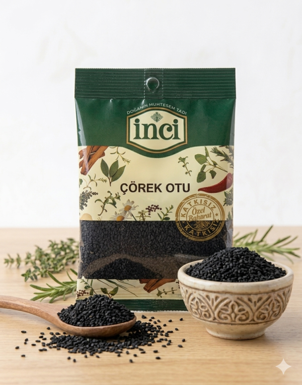 İnci Baharat – Çörek Otu 25 gr. (Poşet)