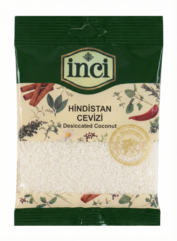 İnci Baharat – Hindistan Cevizi 20 gr. (Poşet)