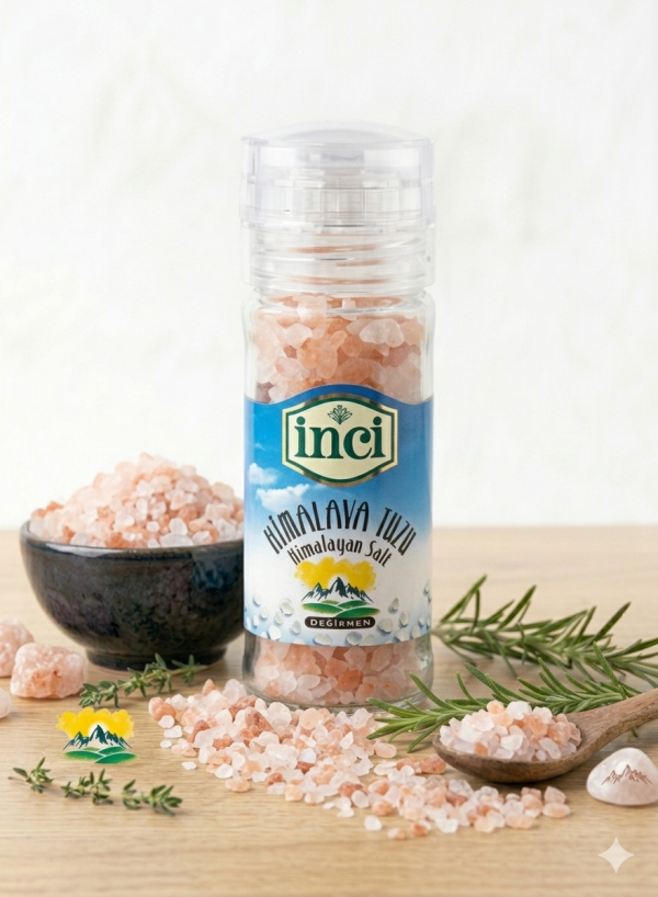 İnci Baharat - Değirmenli Himalaya Tuzu 110 gr.