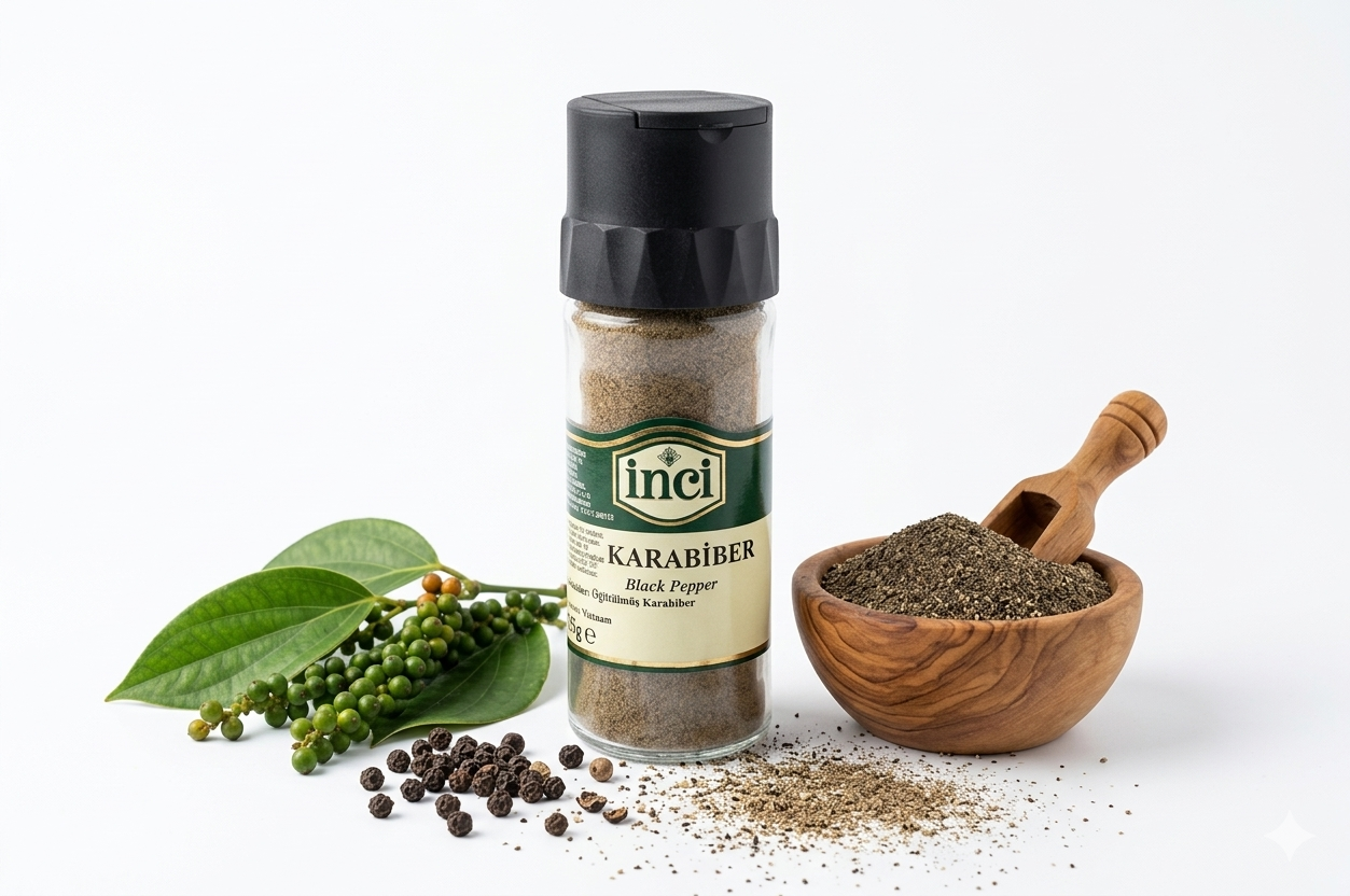 İnci Baharat – Tuzluklu Karabiber 55 gr.