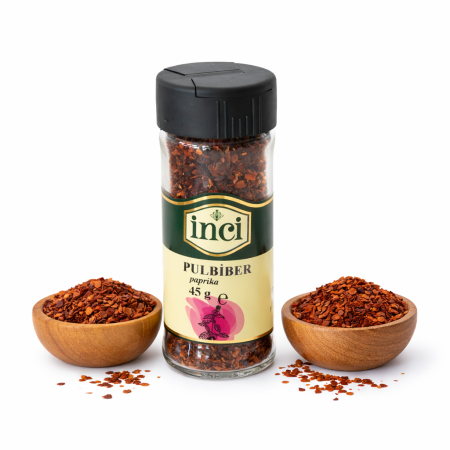 İnci Baharat – Tuzluklu Pulbiber 45 gr.