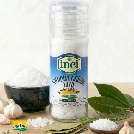 İnci Baharat - Değirmenli Sofrada Öğütme Tuzu 110 gr.