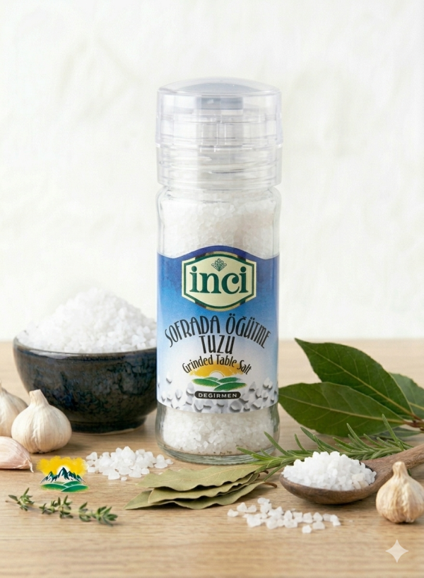 İnci Baharat - Değirmenli Sofrada Öğütme Tuzu 110 gr.
