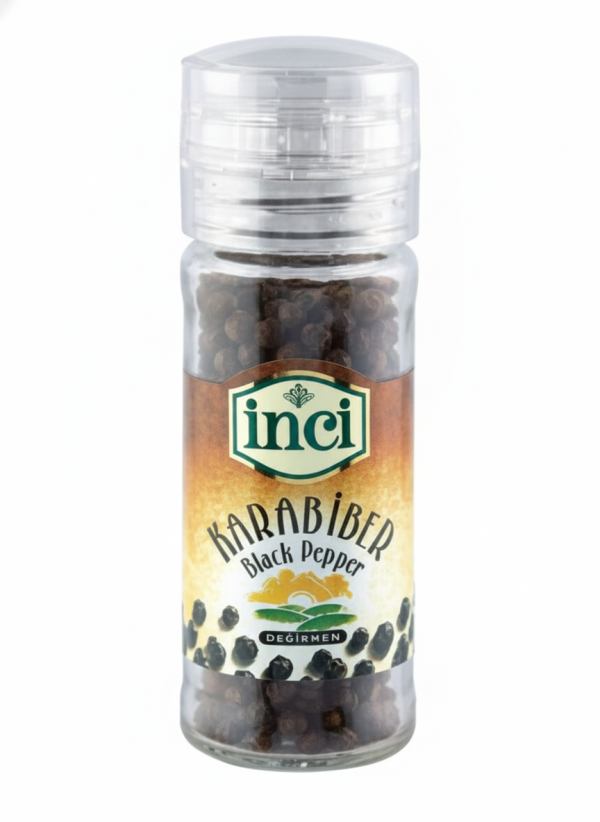 İnci Baharat - Değirmenli Tane Karabiber 50 gr.