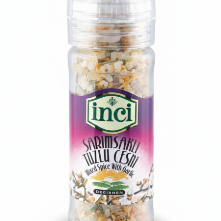 İnci Baharat - Değirmenli Sarımsaklı Tuzlu Çeşni 60 gr.