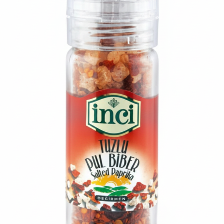 İnci Baharat - Değirmenli Tuzlu Pulbiber 60 gr.