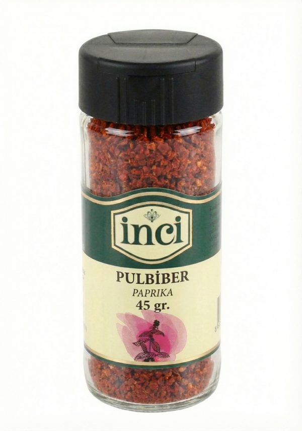 İnci Baharat – Tuzluklu Pulbiber 45 gr.