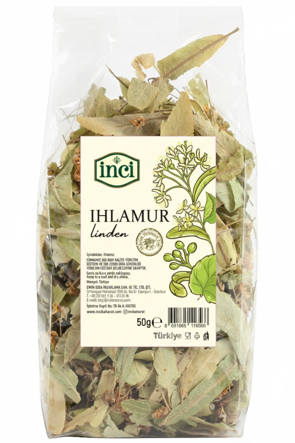 İnci Baharat - Ihlamur 50 gr. (Poşet)